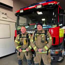 Josh Harvey and Mark Roberts are both serving firefighters in North Derbyshire.