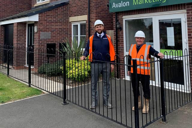 Alan Fox site manager and Adam Revuelta assistant site manager at the Persimmon Homes Avalon development