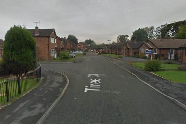 Plants were discovered at a home in Tiree Close, Trowell.