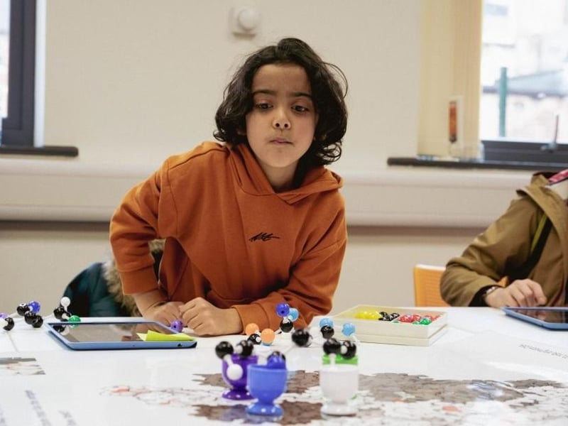 Mansfield Woodhouse Library hosts a 'marble maths' workshop as part of the Nottinghamshire Festival Of Science And Curiosity tomorrow (Thursday) from 10 am to 12 midday. Children are able to step into the realm of equations, variables and problem-solving through the innovative use of scales and marbles at the free workshop that has been organised by the Nottingham-based education tutors, Maths Blast.