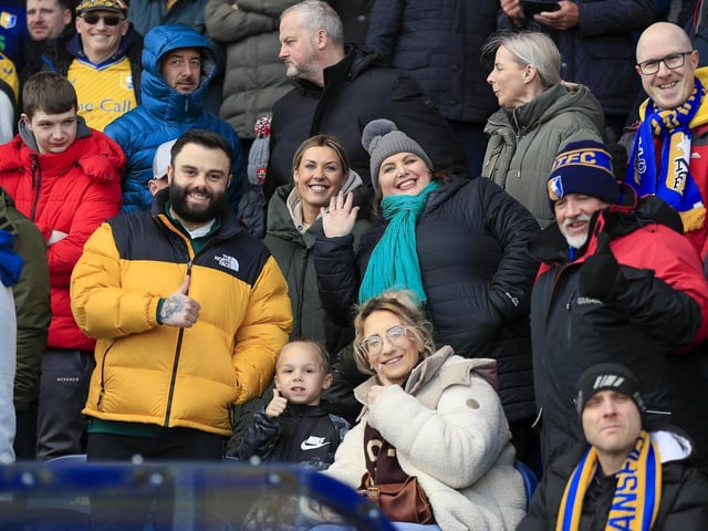 Mansfield fans during the Sky Bet League 2 match against Swindon Town FC at the One Call Stadium, 09 March 2024
Photo credit - Chris & Jeanette Holloway / The Bigger Picture.media:Mansfield Town fans ahead of kick-off at the weekend.