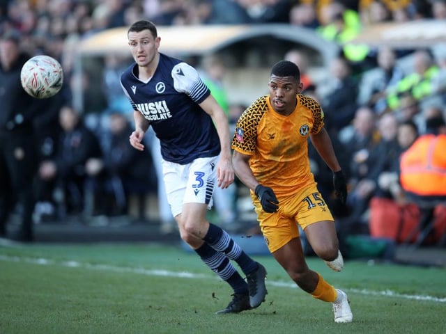 Started the 3-2 defeat to Derby. Was hooked as Millwall chased their way back into the game.