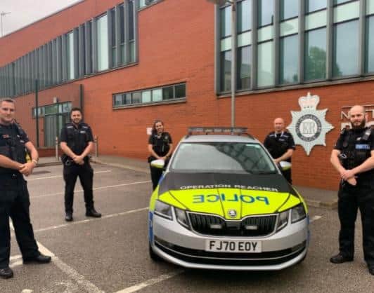 Sergeant Taylor's Reacher team consists of constables: Dave Hauton, Lee Ryan, Poppy Macky, Mike Weston and Chris Ball.