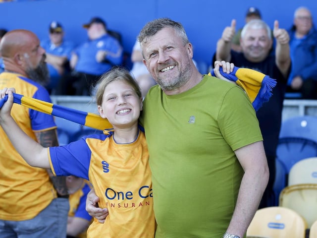 Stags fans ahead of the 2-1 win over Stockport County