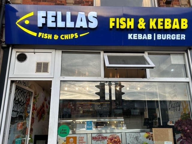 Fellas Fish & Kebab, Nottingham Road, Mansfield. One reviewer said: "The kebab wraps are by far the best in Mansfield."