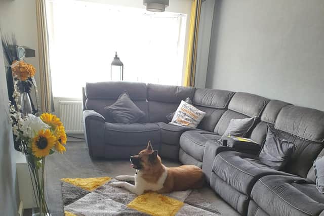 Amylee Pincott's home before damp problems started.