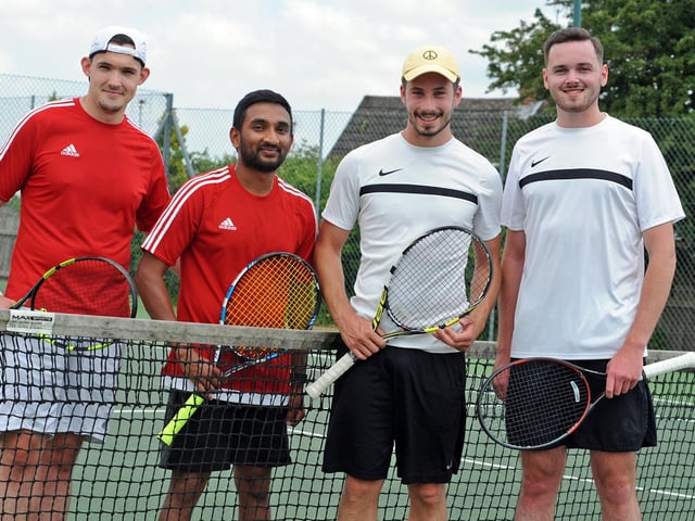 Stefan Downs, Niral Nana, Liam Wright and Johnny Brown during a previous open day.