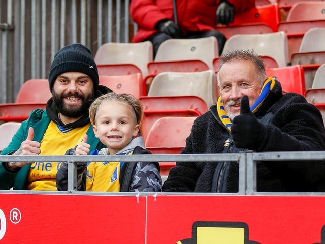 Mansfield Town fans saw their side return to winning ways at Crawley Town.
