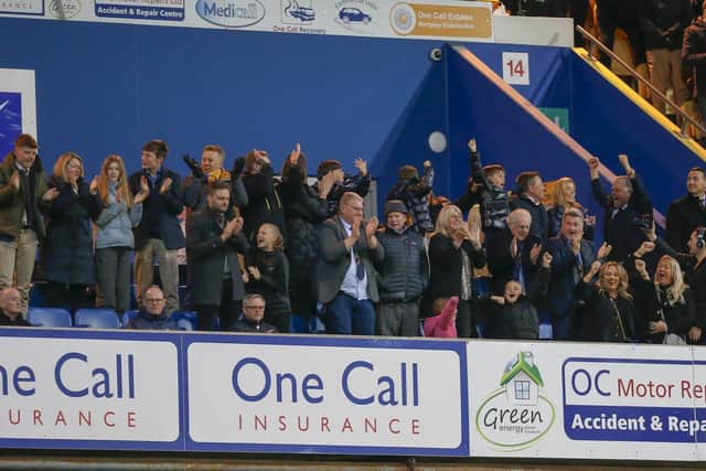 Stags beat Accrington 2-1 to seal a spot in League One next year.