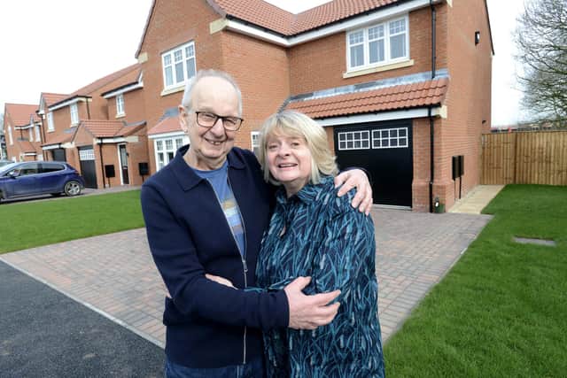 Stephen and Maria Harrison have moved into Harron Homes’ Bilsthorpe Chase development in Bilsthorpe