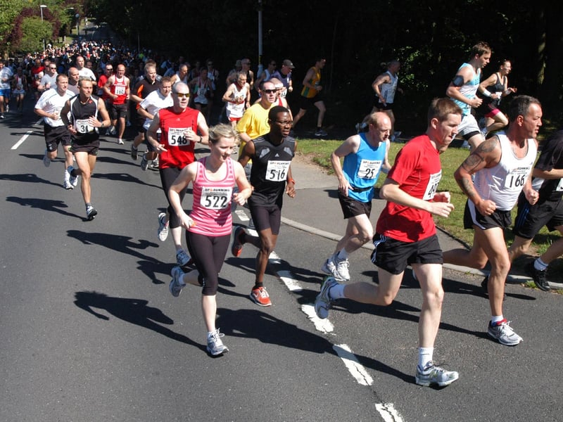 Thousands of runners have taken part in the Mansfield Half Marathon down the decades. Can you spot anyone you know here?
