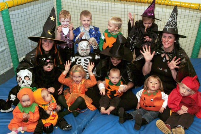 2006: these youngsters look like they are having some Hallowe’en fun at Hucknall Leisure Centre.