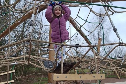To coincide with the improving weather, Ashfield District Council has opened a new adventure-style play area for children, aged six and over, at Selston Country Park. The timber-framed area features a contemporary climbing tree, with challenging ropes, bridges and balance beams, plus a crawling pyramid, 'springees', a see-saw and swings. The verdict so far is it is 'playmazing'!