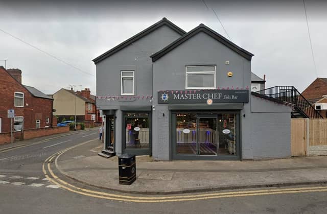 Master Chef Fish Bar on Milton Street, Mansfield.