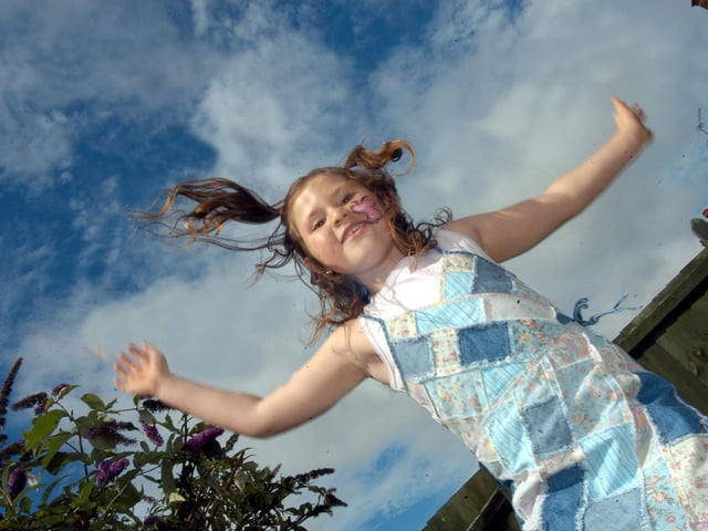 Chloe Paige Hickling, back in 2007 was seven. Here she is at the Bright Beginnings day nursery summer fair.