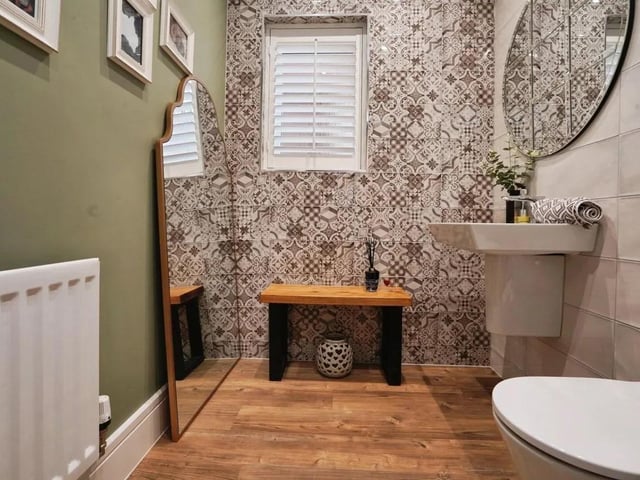One of two stylish en suites in the property