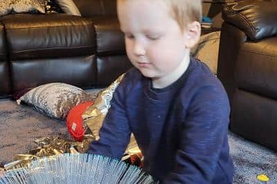 Toys were selected by the charity's occupational therapists.