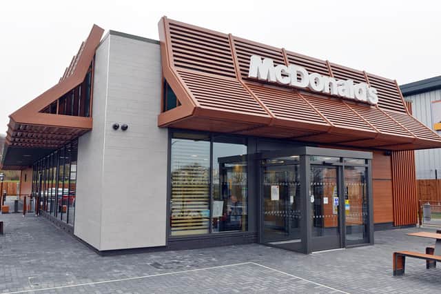 The latest McDonald's outlet in Mansfield, which opened at Oakleaf Close next to the Sherwood Oaks Business Park last month.