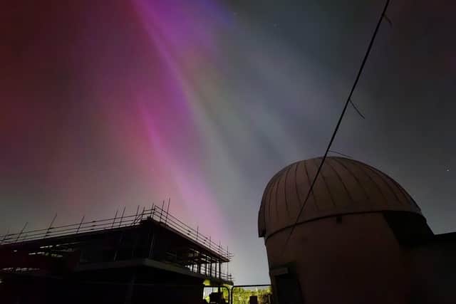 Tony Booth - Aurora over Sherwood Observatory