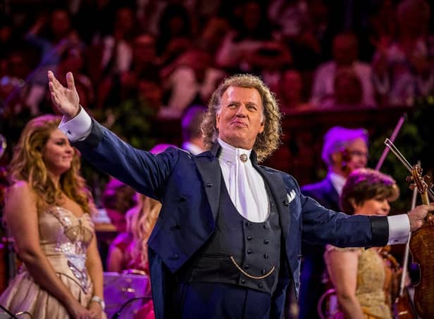 See Andre Rieu on his latest visit to Nottingham's Motorpoint Arena