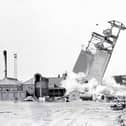 1993 Shirebrook Colliery headstocks are demolished in 1993.