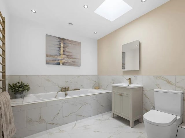 The bathrooms in the property are finished to a high standard with luxury fixtures and fittings.