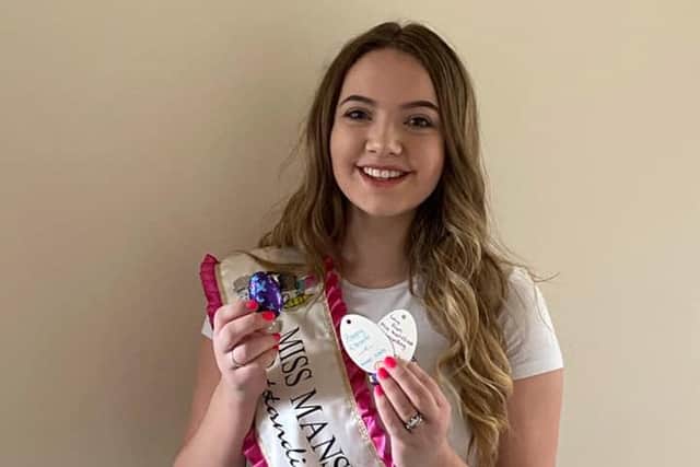 Miss Mansfield Outstanding Teen Emily Plant.