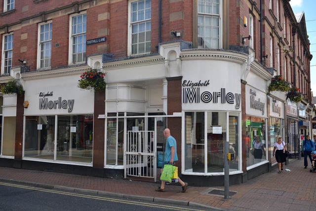 Elizabeth Morley, known as Morley's, on Leeming Street, Mansfield, closed in 2018