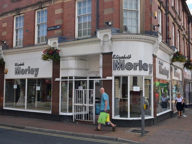 Elizabeth Morley, known as Morley's, on Leeming Street, Mansfield, closed in 2018