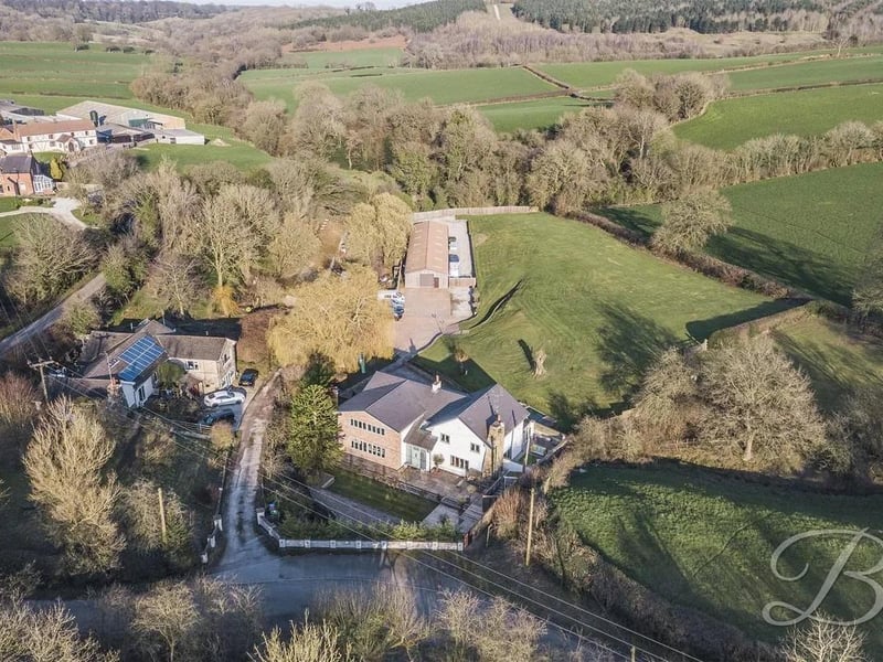 The grounds extend to approximately two acres in total, offering exceptional outdoor space and endless possibilities for leisure, recreation or simply enjoying the tranquillity of the surroundings.
