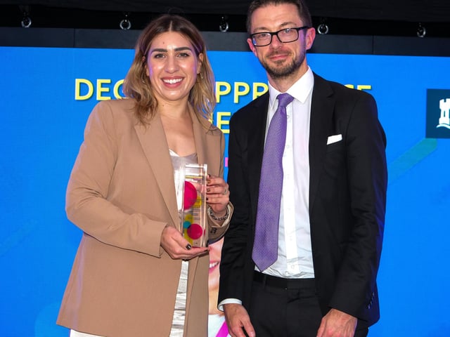 The Degree Apprentice Award was won by Holly Johnson