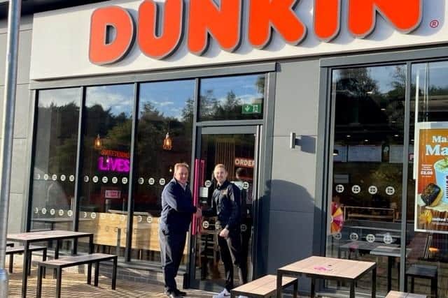Dunkin opened a new store off Southwell Road West, Mansfield