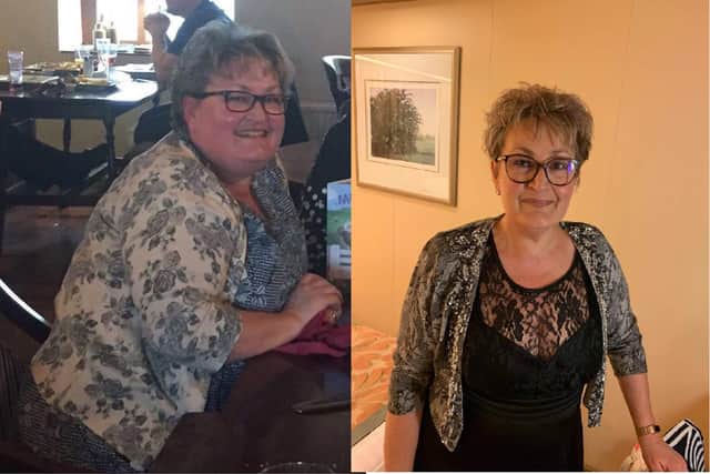 Kerry Smith has lost just over six stone.