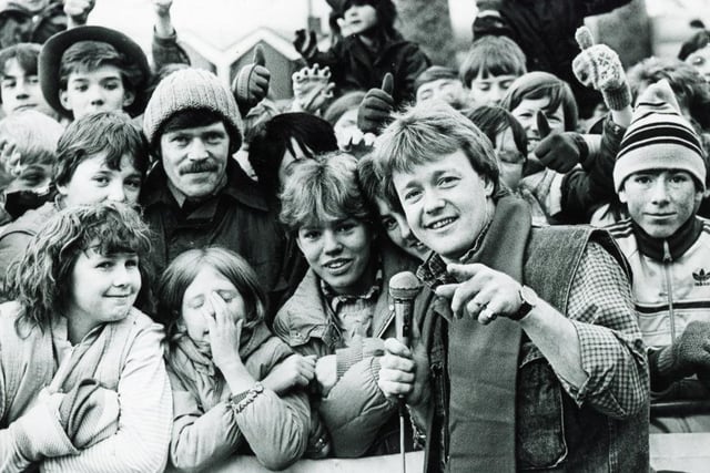Keith Chegwin proved a hit with youngsters when he visited Sheffield in 1985.