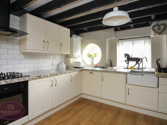 A last look at the attractive and functional kitchen, which screams excellence at every turn.