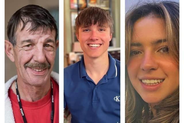 Ian Coates (left), Barnaby Webber and Grace O'Malley-Kumar were all stabbed and killed by Valdo Calocane in Nottingham last year. Photo: Other