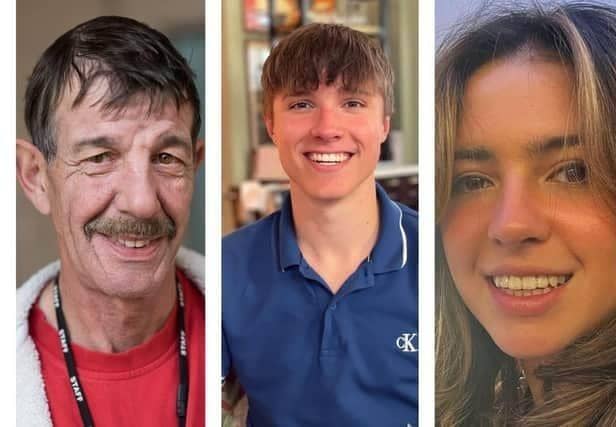 Ian Coates (left), Barnaby Webber and Grace O'Malley-Kumar were all stabbed and killed by Valdo Calocane in Nottingham last year. Photo: Other