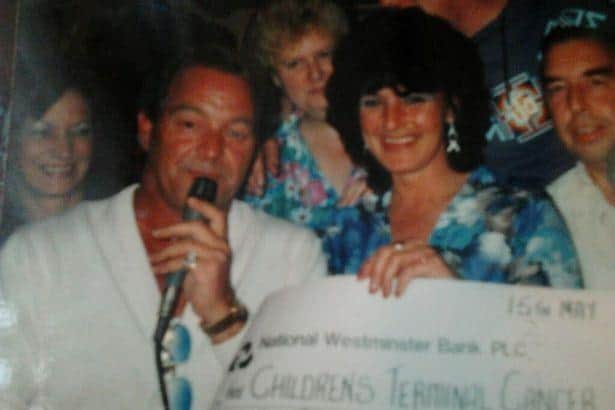 Barb raised the money to send a terminally ill child and family on holiday to Disneyland in Florida.
