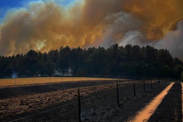 Up to 85 firefighters from 15 different crews worked tirelessly through day and night to tackle a major blaze at Blidworth Bottoms in summer 2022.