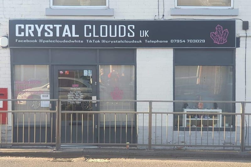 Crystal Clouds is located on Warsop Road, Mansfield Woodhouse. The business stock a range of alternative and holistic health products.