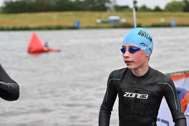 Mansfield Tri Club member William Swindlehurst (12) made an impressive debut.