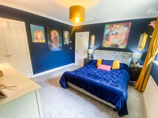 This bedroom could hardly be more desirable and delicious.