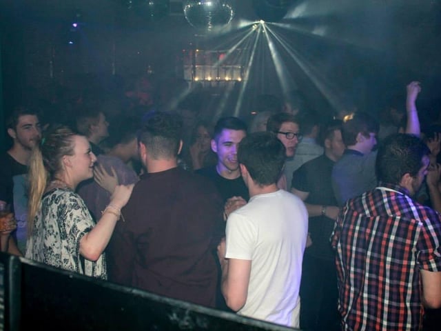 Busting some moves on the dance floor