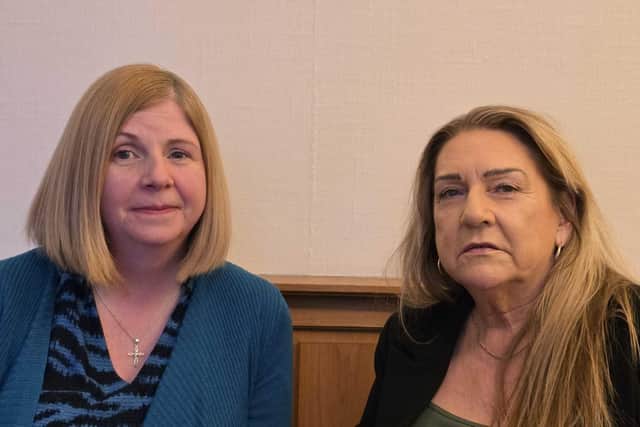 Dominique Scott, of Hope Nottingham (left), and Debbie Webster, of the St Ann's Advice Group (right)