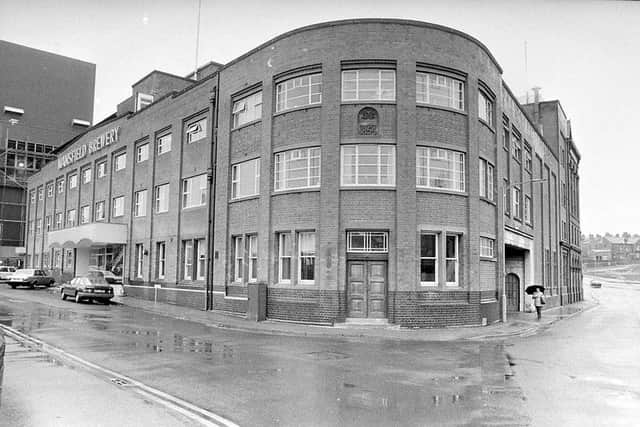 A part of Mansfield's history. Chadburn House, the former Mansfield Brewery head offices.