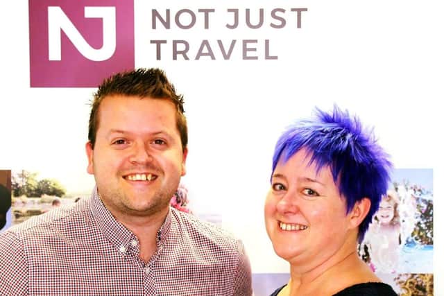 Craig Norwood and Janet Evans, who run the Mansfield Woodhouse-based Not Just Travel consultancy.
