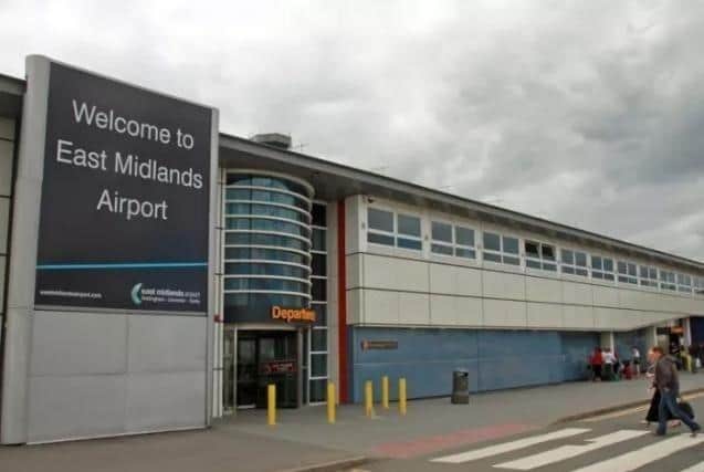 There are a few flights delayed at East Midlands Airport today