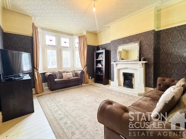 One of two reception rooms, the perfect place to enjoy cosy evenings.