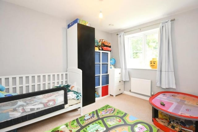Underlining how versatile the four bedrooms are, this one lends itself perfectly for use by a young child