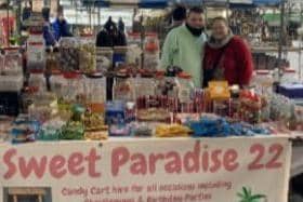 Sweet Paradise 22 has a stall every week on Mansfield market.